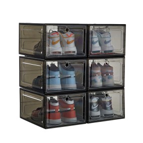 Sneaker Box Factory - 6 Pack Premium Foldable Drop Front
