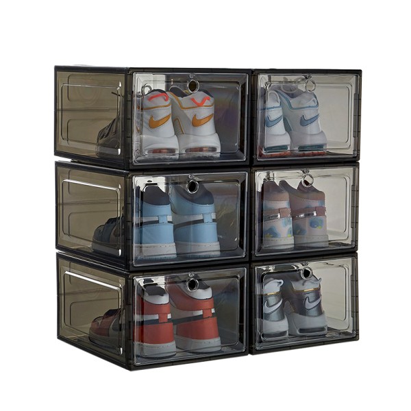Sneaker Box Factory - 6 Pack Premium Foldable Drop Front