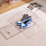 Sneaker Display Cabinet Factory - Transparent Drop Front Stackable