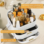Makeup Storage Box Factory - Rotating Clear Plastic Drawer