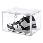 Shoe Storage Box Factory - 6 Pack Clear Plastic Sneaker Case