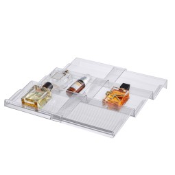Spice Jar Organizer Manufacturer - Clear PET Stepped Rack
