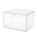 Shoe Storage Box Factory - 6 Pack Clear Plastic Sneaker Case