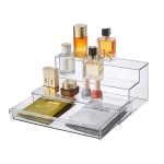 Spice Jar Organizer Manufacturer - Clear PET Stepped Rack