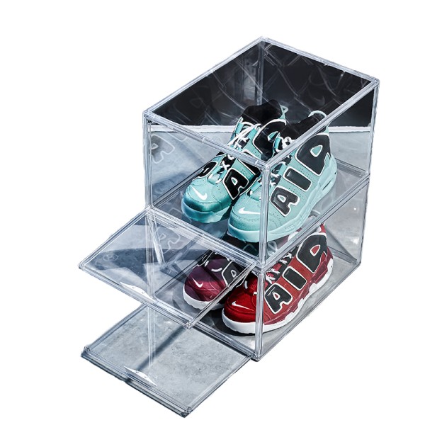 Shoe Organizer Manufacturer - Custom Transparent Black Plastic