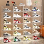Sneaker Box Manufacturer - 6 Pack Foldable Acrylic Magnetic