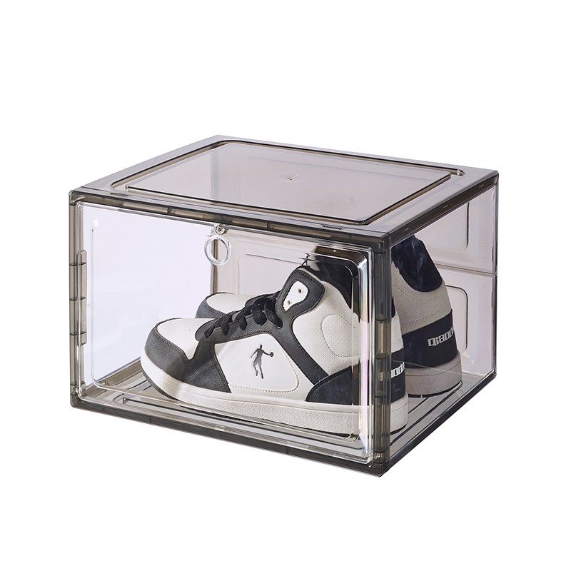 Shoe Storage Box Factory - 6 Pack Clear Plastic Sneaker Case