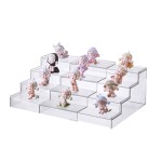 Spice Jar Organizer Manufacturer - Clear PET Stepped Rack