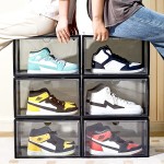 Shoe Organizer Manufacturer - Custom Transparent Black Plastic