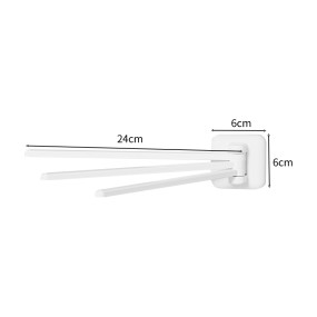 Towel Bar Factory - Wall Mounted Rotating 3 Bars