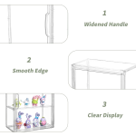 Acrylic Display Case Manufacturer - 3 Tier Figure Display with Movable Plates