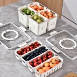 Food Storage Container Factory - New 4 Grid PET Plastic