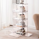 Sneaker Display Cabinet Factory - Transparent Drop Front Stackable