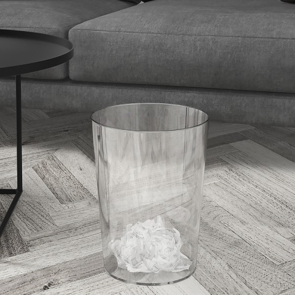 Ice Bucket Manufacturer - Round 8L Transparent Plastic