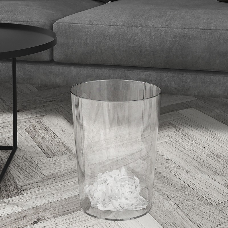 Ice Bucket Manufacturer - Round 8L Transparent Plastic