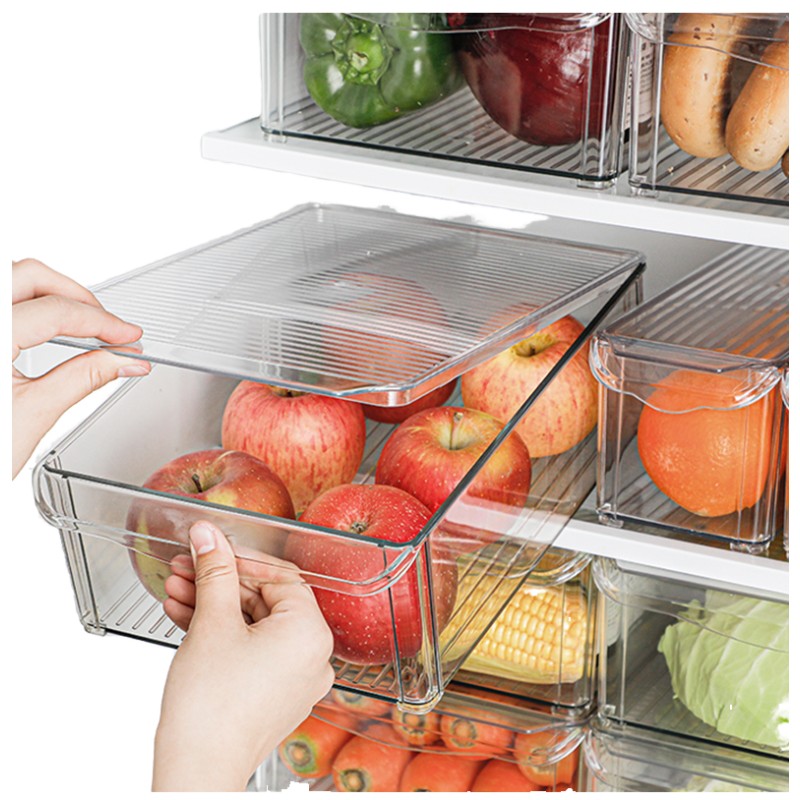 Fridge Organizer Manufacturer - 8 Piece Acrylic Rectangle