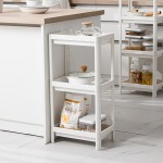 Rolling Cart Manufacturer - 3 Tier Hand Metal Plastic