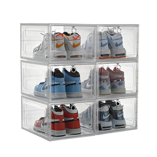Shoe Organizer Manufacturer - Custom Logo Clear Foldable