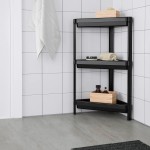 Bathroom Shelving Factory - 4 Tier ABS with Wheels