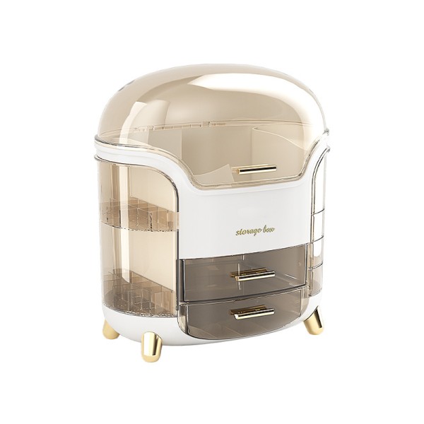 Cosmetic Organizer Manufacturer - Rotating 4 Drawer Acrylic