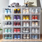 Shoe Container Factory - Side Drop Front Black Acrylic