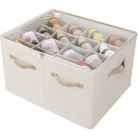 Storage Box Manufacturer - Beige Fine Workmanship Large Capacity