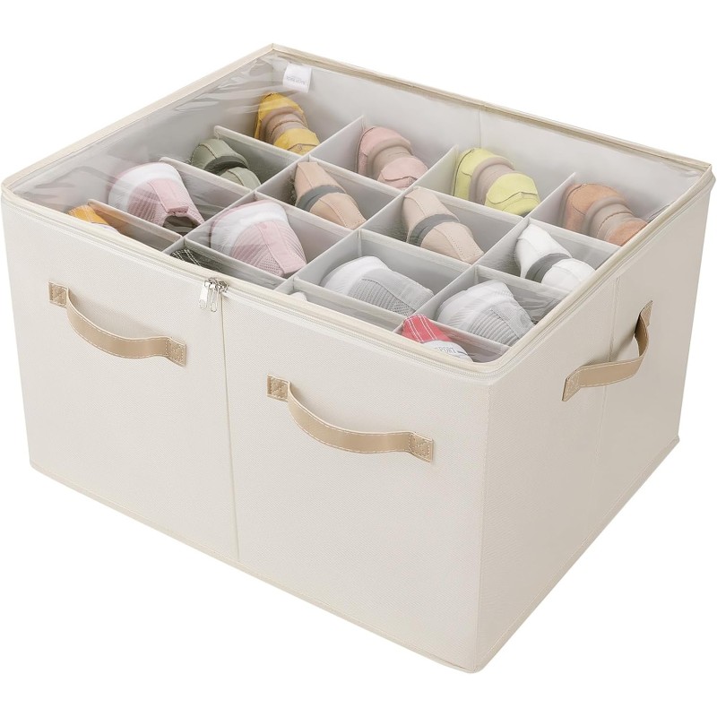 Storage Box Manufacturer - Beige Fine Workmanship Large Capacity