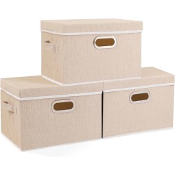 Closet Organizer Manufacturer - Hot-Sale 3-Pack Linen Foldable