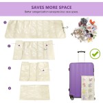 Jewelry Storage Bag Manufacturer - Lattice Design Exquisite Foldable