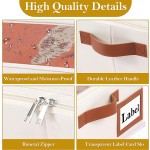 Under-Bed Organizer Manufacturer - 4-Pack Foldable with Transparent Windows