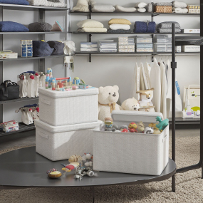 Fabric Baskets Manufacturer - Foldable Collapsible for Wardrobe