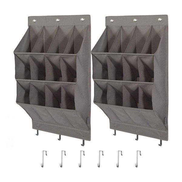 Shoe Organizer Manufacturer - 2 Pack Over the Door Hanging