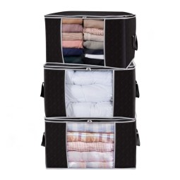 Clothing Organizer Manufacturer - Hot 3 Pack Black Double