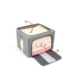 Storage Box Manufacturer - Metal Frame Oxford with Zipper