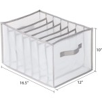 Pants Organizer Manufacturer - 7 Grids Mesh Household Items