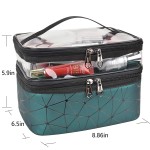 Cosmetic Bag Manufacturer - Transparent Waterproof Double-Deck