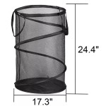 Laundry Basket Manufacturer - Foldable Spiral Pop-up Mesh