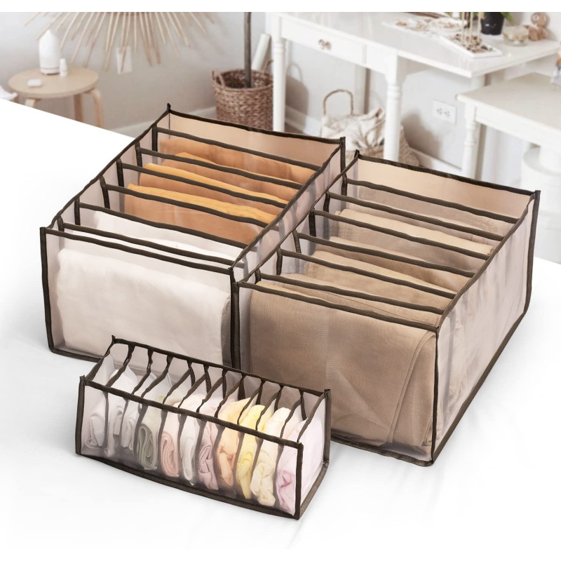 Closet Organizer Manufacturer - Pack of 3 for Pants Underwear