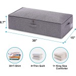 Underbed Storage Bags Manufacturer - Foldable with Transparent Lid