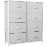 Storage Cabinet Manufacturer - 8 Drawers Fabric Boxes Steel Frame