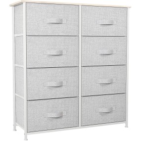 Storage Cabinet Manufacturer - 8 Drawers Fabric Boxes Steel Frame