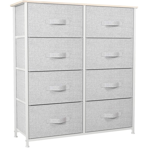 Storage Cabinet Manufacturer - 8 Drawers Fabric Boxes Steel Frame