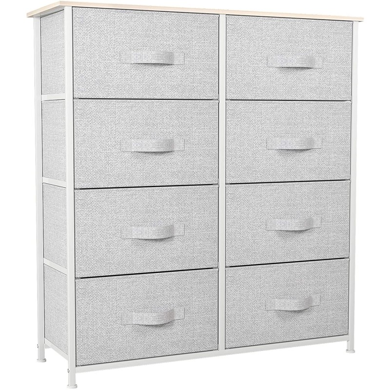 Storage Cabinet Manufacturer - 8 Drawers Fabric Boxes Steel Frame