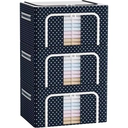 Storage Bags Manufacturer - Foldable with Clear Window 3pack