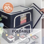 Storage Bags Manufacturer - Foldable with Clear Window 3pack