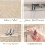 Storage Box Manufacturer - Linen Fabric Stackable Metal Frame