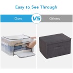 Storage Box Manufacturer - Sturdy High-Capacity Clear Foldable