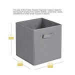 Storage Basket Manufacturer - 6 Pack Grey for Home Shelves