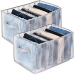 Pants Organizer Manufacturer - 7 Grids Mesh Household Items