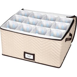 Glass Storage Box Manufacturer - Classic 12-Grid Foldable